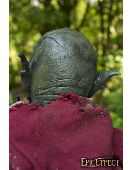Green Feral Orc LARP fantasy mask
