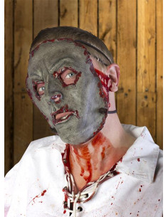 Dark Elf fantasy mask, gray color