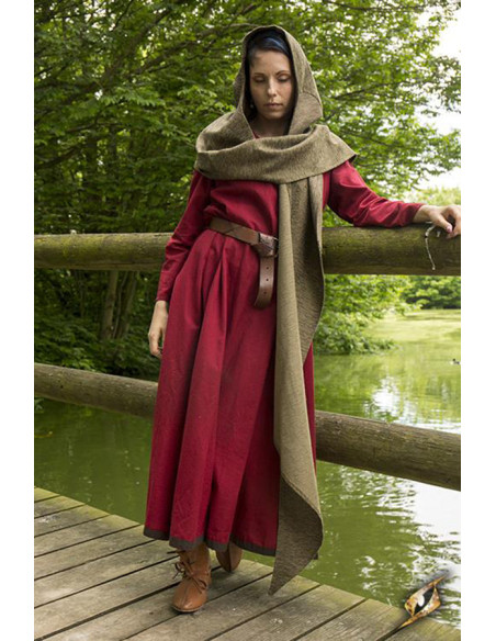 Hood with medieval shawl model Altaïr...