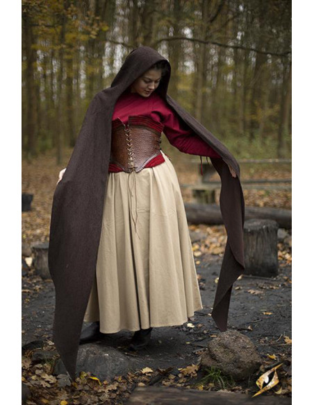 Hood with medieval shawl model Altaïr...