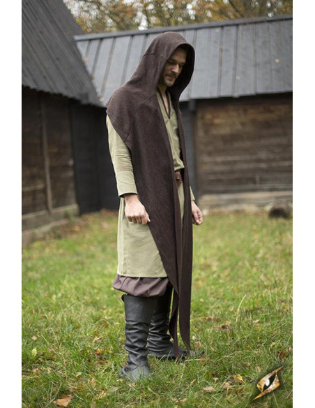 Hood with medieval shawl model Altaïr...