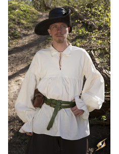 Renaissance shirt in Aramis cotton, off-white