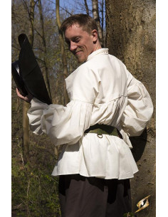 Renaissance shirt in Aramis cotton, off-white 2