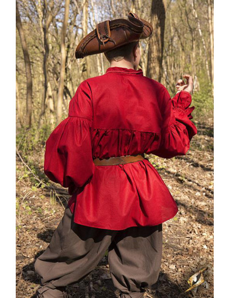 Renaissance cotton shirt Aramis, dark...