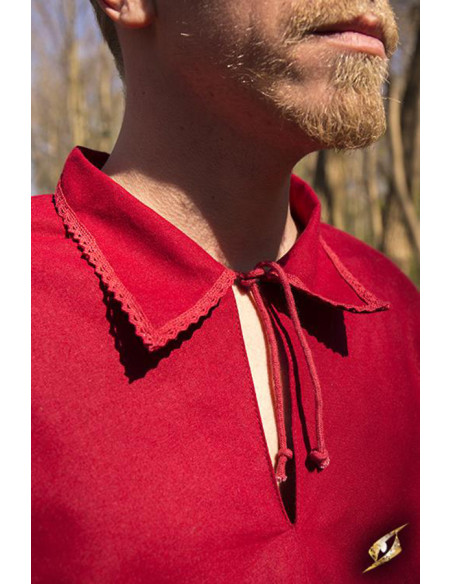 Renaissance cotton shirt Aramis, dark...