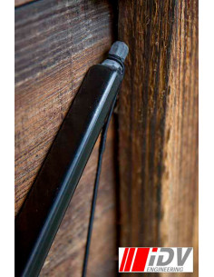 IDV black medieval bow. 140 cm. long 2