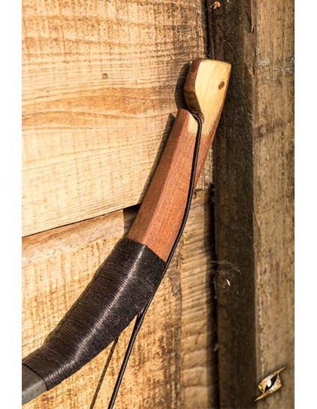 Black medieval bow to use mounted on...