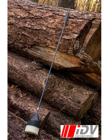 Flat Head Archery Arrow, Black/Black