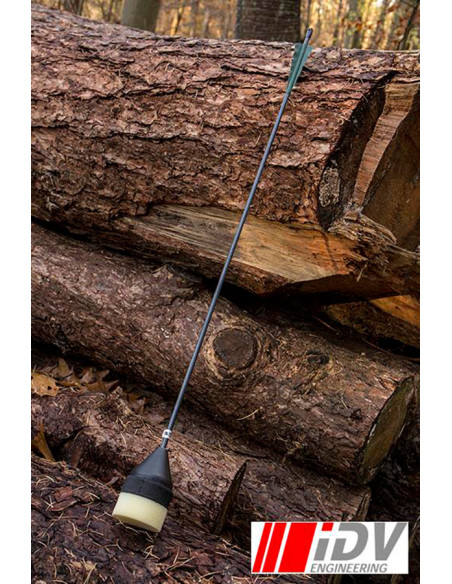 Flat Head Archery Arrow, Black/Green