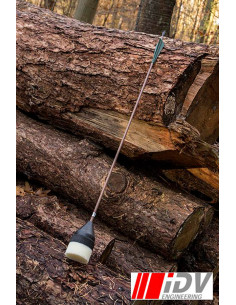 Flat Head Archery Arrow, Brown/Dark Green