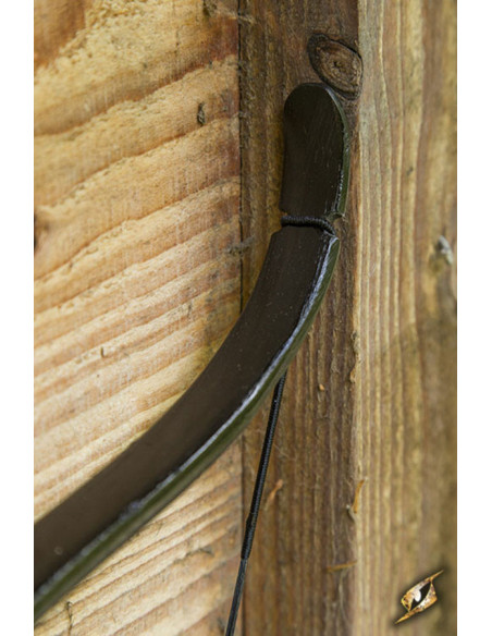 Deluxe black medieval bow for horse....