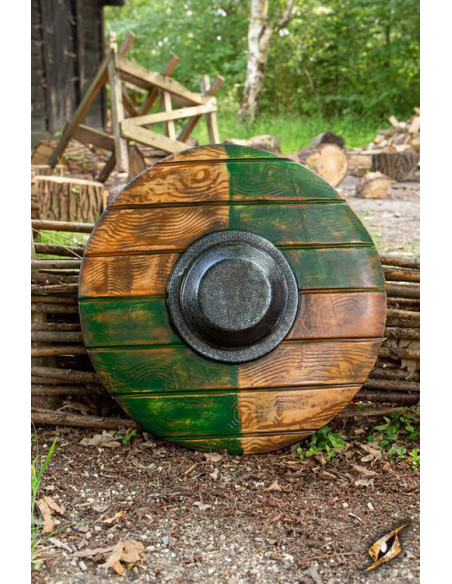 Green Drang Viking Shield for LARP, ø...