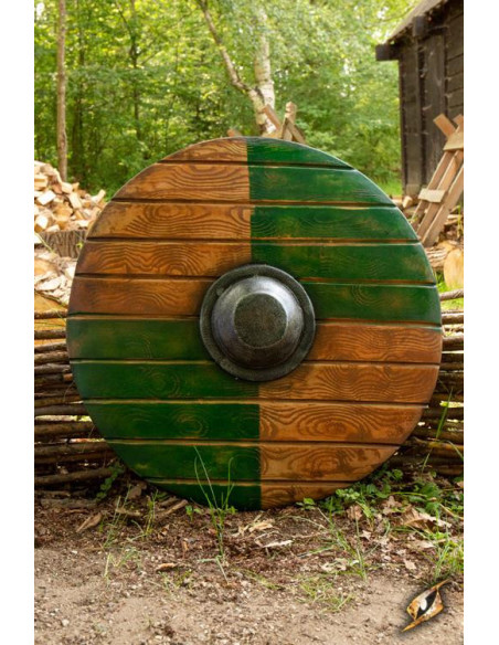 Green Drang Viking Shield for LARP, ø...