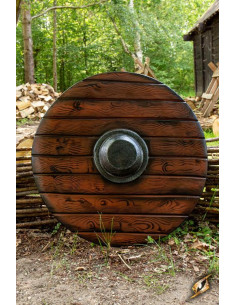 Viking Shield Drang Wood LARP, ø 70 cm.