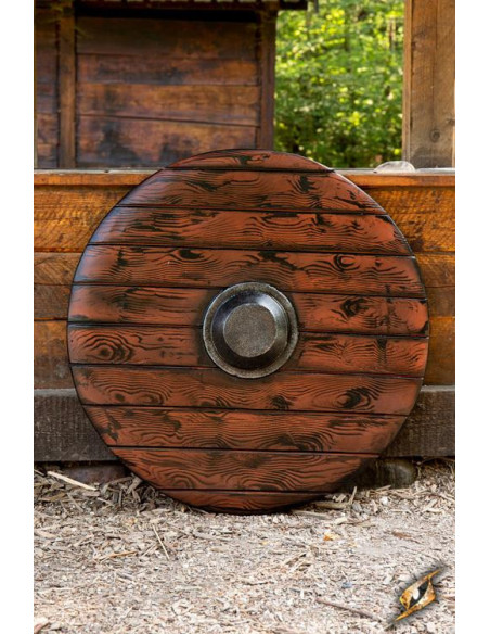 Viking Shield Drang Wood LARP, ø 80 cm.