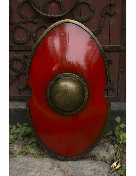 Elliptical shield Roman soldiers,...