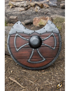 Medieval Gobbo shield for LARP, ø 55 cm.