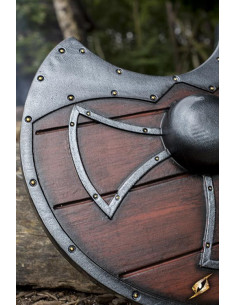 Medieval Gobbo shield for LARP, ø 55 cm. 2