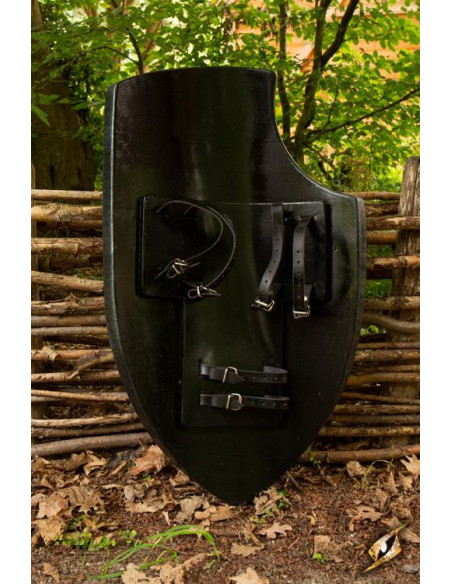 Green/White Medieval Knight Shield in...