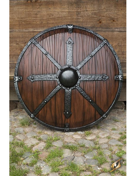 Krom Viking-Saxon latex shield, ø95 cm.