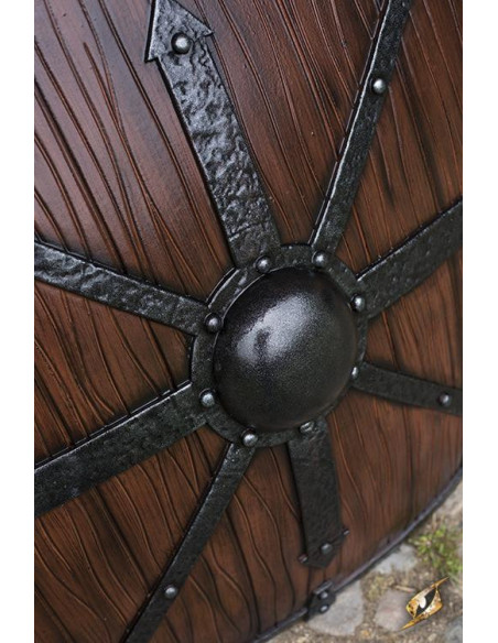 Krom Viking-Saxon latex shield, ø95 cm.