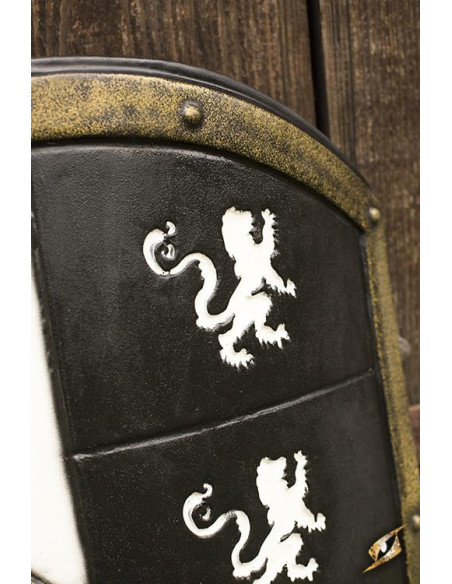 White/Gold Medieval Knight Lions...