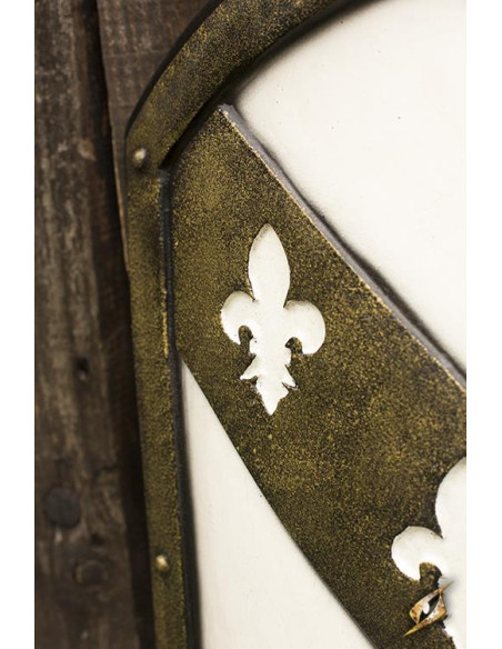 White/Gold Medieval Knight Lions...