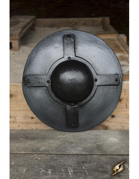 Medieval buckler for LARP, ø 40 cm.