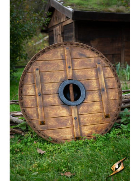 Viking Thegn shield for LARP, ø 80 cm.