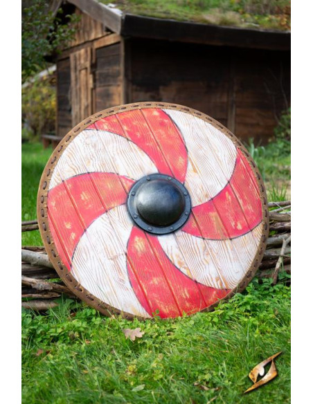 Viking Thegn shield for LARP, ø 80 cm.