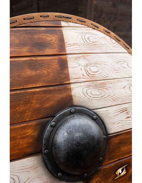 Viking Shield Thegn White/Wood for...