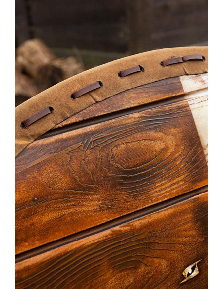 Viking Shield Thegn White/Wood for...
