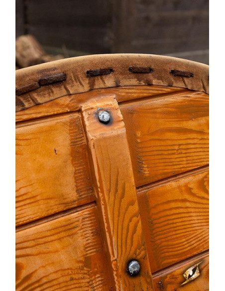 Viking Shield Thegn White/Wood for...