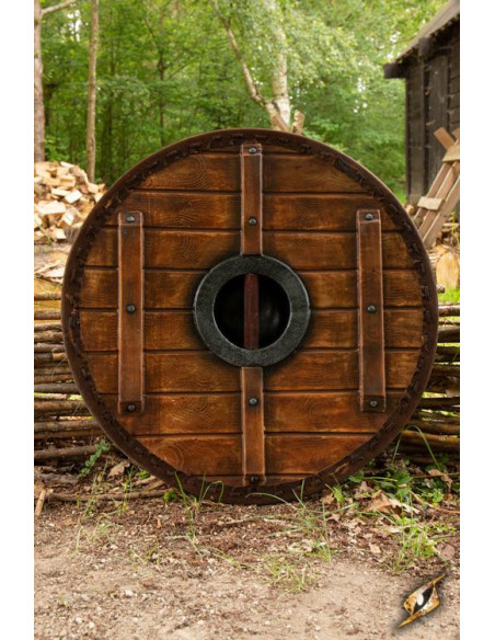 Viking Shield Thegn White/Wood for...