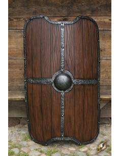 Titan Roman Shield in latex, 130x85 cm.