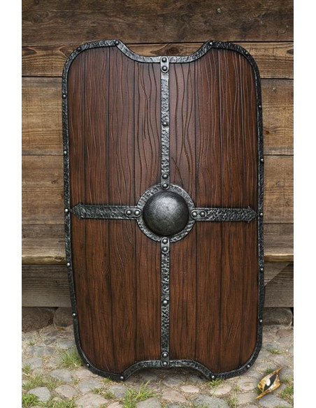 Titan Roman Shield in latex, 130x85 cm.