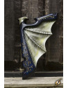 Wings Shield of Dark Elves Blue/White in latex, 85x55 cm.