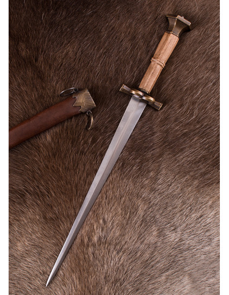 German Quillon dagger with scabbard,...