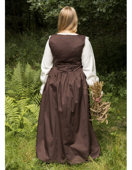 Medieval peasant dress Lene cotton...