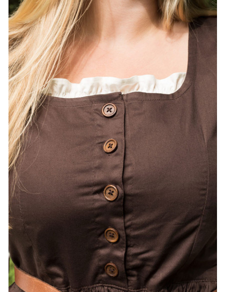 Medieval peasant dress Lene cotton...