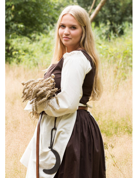 Medieval peasant dress Lene cotton...