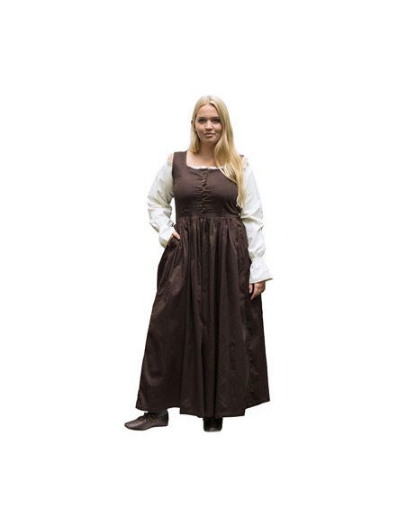 Medieval peasant dress Lene cotton...