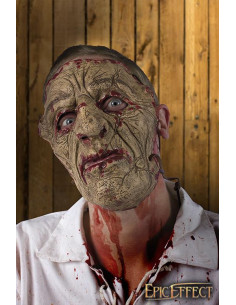 Dead human face mask, light skin