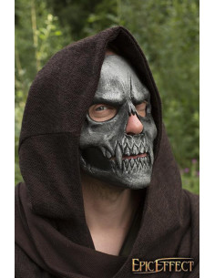 Silver skull face mask 2