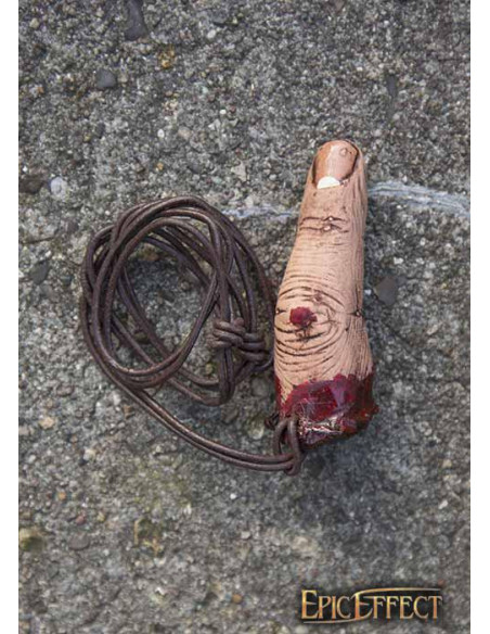 Pendant with severed finger of a...