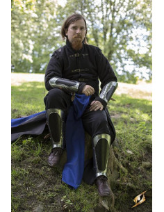 Set of Bracers and steel protection greaves