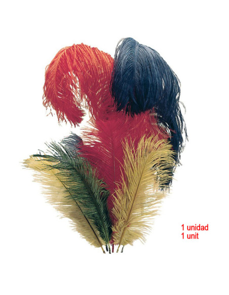 1 Ostrich feather for hooves