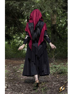 Altair hood in dark red 2