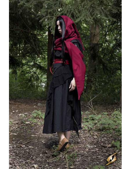 Altair hood in dark red