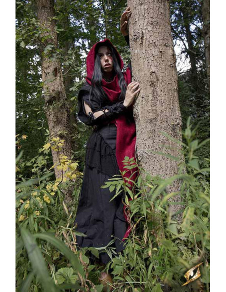 Altair hood in dark red